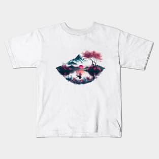 Japan Sunset Kids T-Shirt